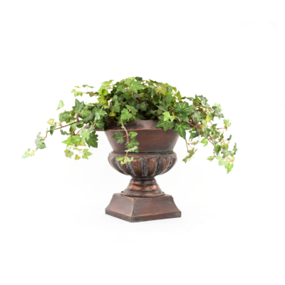 flowing ivy within classic urn, artificial potted plant, artificial potted plants, english ivy plant, fake plant, fake plants, floral arrangement, floral plant, green ivy plant, indoor english ivy plants, indoor ivy, indoor ivy plant, indoor ivy plants, ivy plant, ivy plants, plant, plants, potted ivy, potted ivy, potted plant, potted urn, silk plant, silk plants, urn, urns, silk, artificial plant, floral, florals, greens, green, artificial floral plant