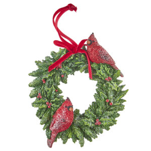 wreath with cardinals ornament, ornament, ornaments, christmas, christmas ornament, christmas ornaments, unique christmas ornaments, resin christmas ornaments, xmas ornaments, tree decorations, unique ornaments, unique ornament, xmas tree decorations, holiday ornament, red, green, red ornament, red ornaments, green ornament, greeen ornaments, glitter ornament, glitter ornaments, glitter christmas ornamennts, wreath ornament, wreath ornaments, sparkly christmas decorations, glitter christmas decorations, christmas tree ornaments, wreath, wreaths, christmas wreath, christmas wreaths, decorative wreath,