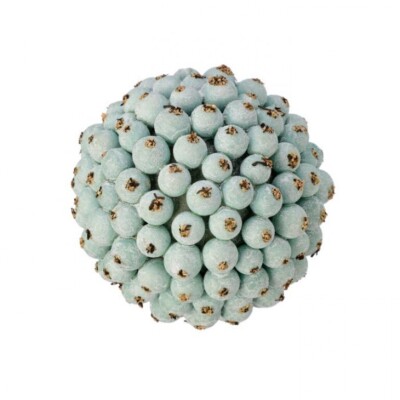 Light Teal Berry Ball, berry ball, decorative ball, decoratie balls, decorative sphere, decorative spheres, decorative orbs, decorative orb, decorative orbs and spheres, light teal, light teal decorative balls, teal decorative balls, decorative balls for bowls, wooden ball decor, decorative sphere balls, berry